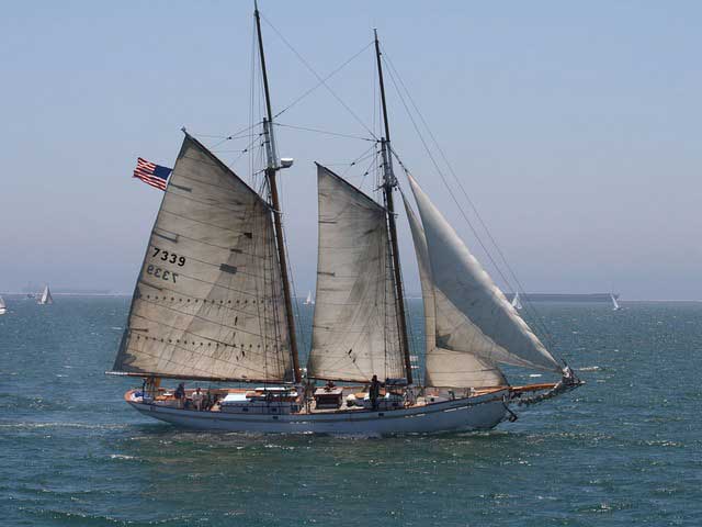 Vintage Schooner Boat