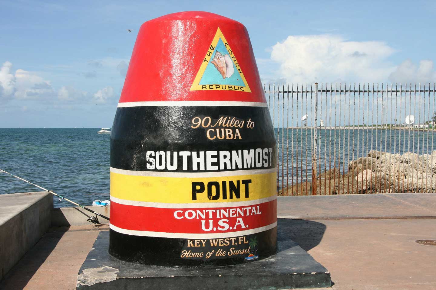 Pier Marker for Southernmost Point