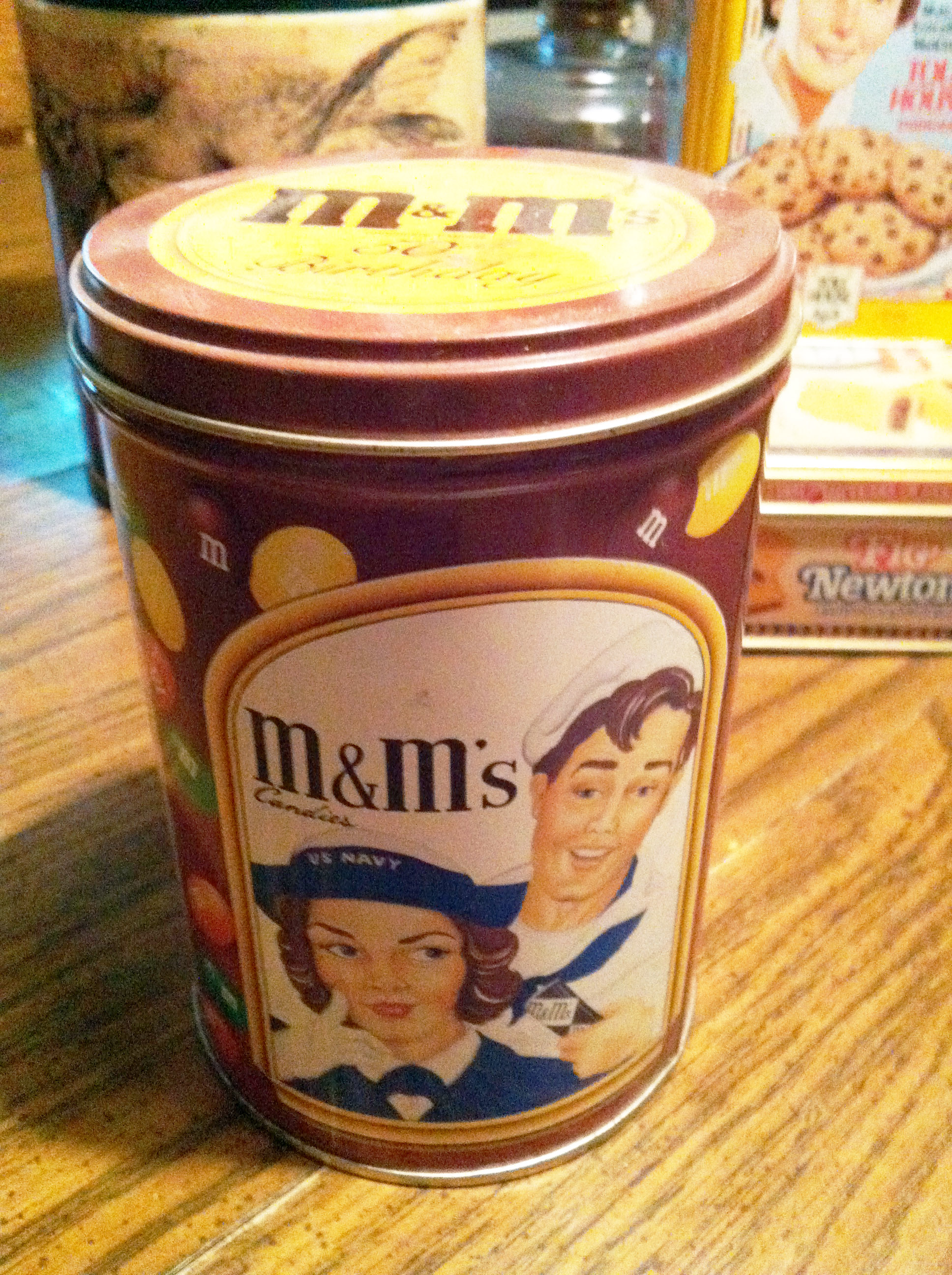 M&M's Candy tin