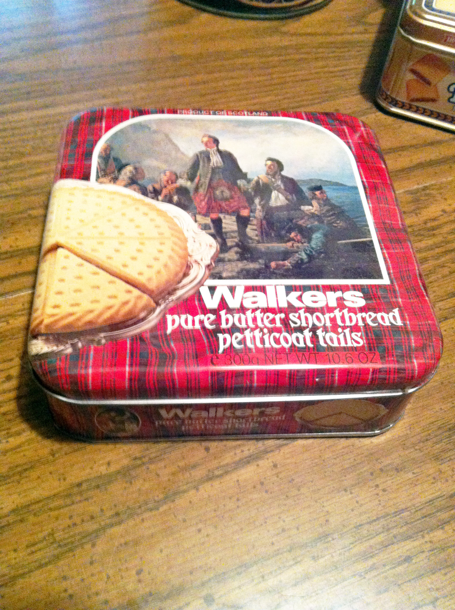 Walker's shortbread tin