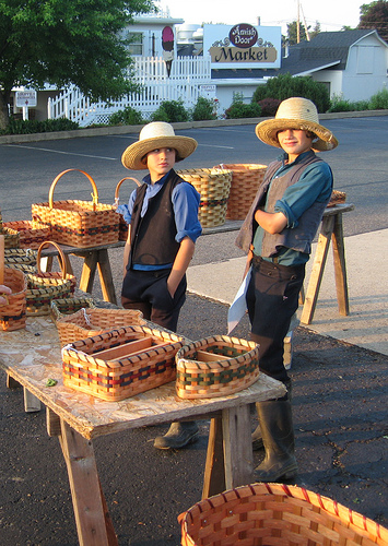 This picture shows a roadside Amish business.