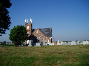 This is a picture of an Amish Church.