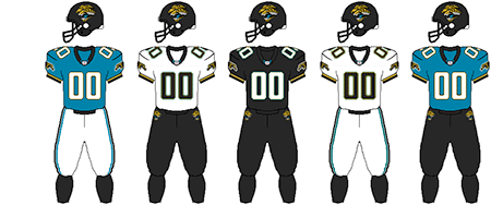 jacksonville jaguars jersey history