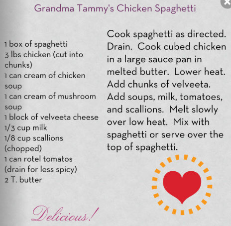 chicken spaghetti