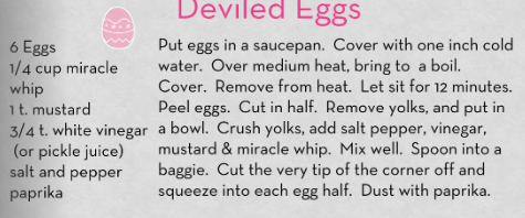 deviled eggs