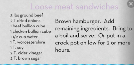 loose meat sandwiches
