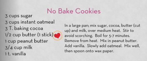 no bake cookies