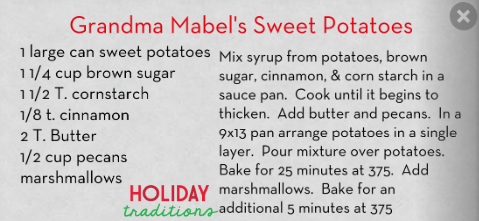 sweet potatoes
