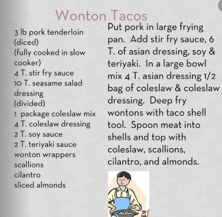 wonton tacos
